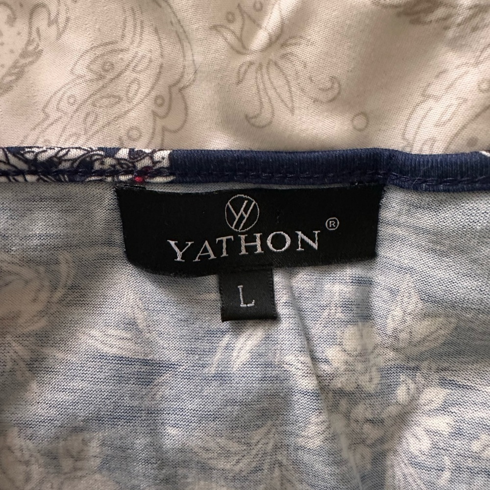Yathon Blue Floral Sundress - Picture 5 of 5
